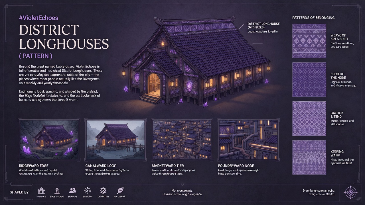 District Longhouses pattern sheet