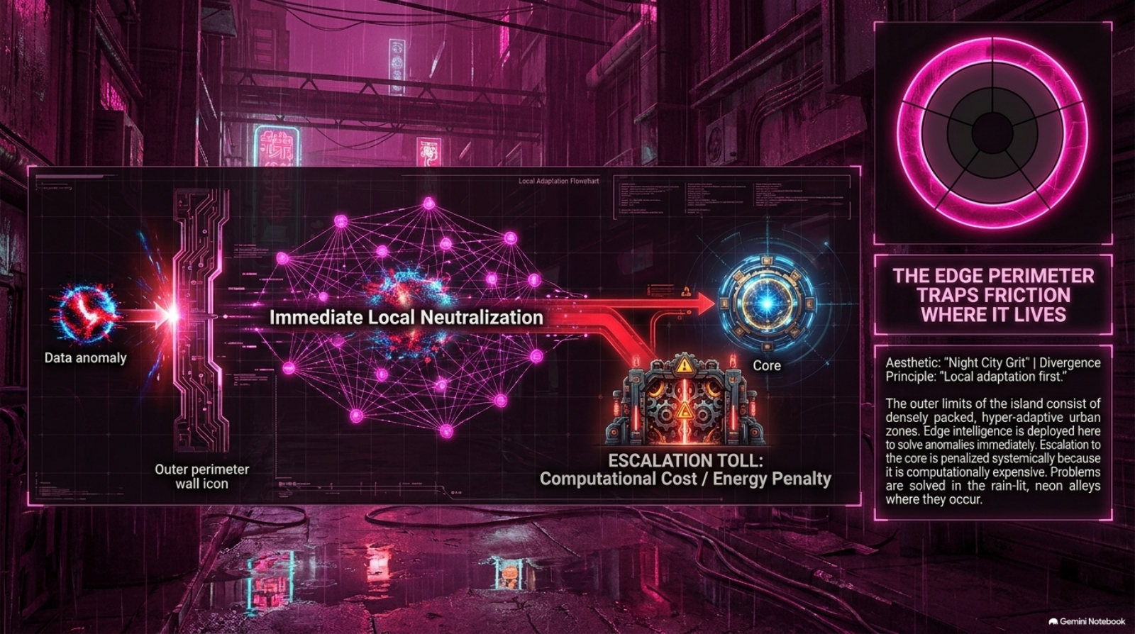 Districts of the Nexus — Edge Perimeter traps friction where it lives