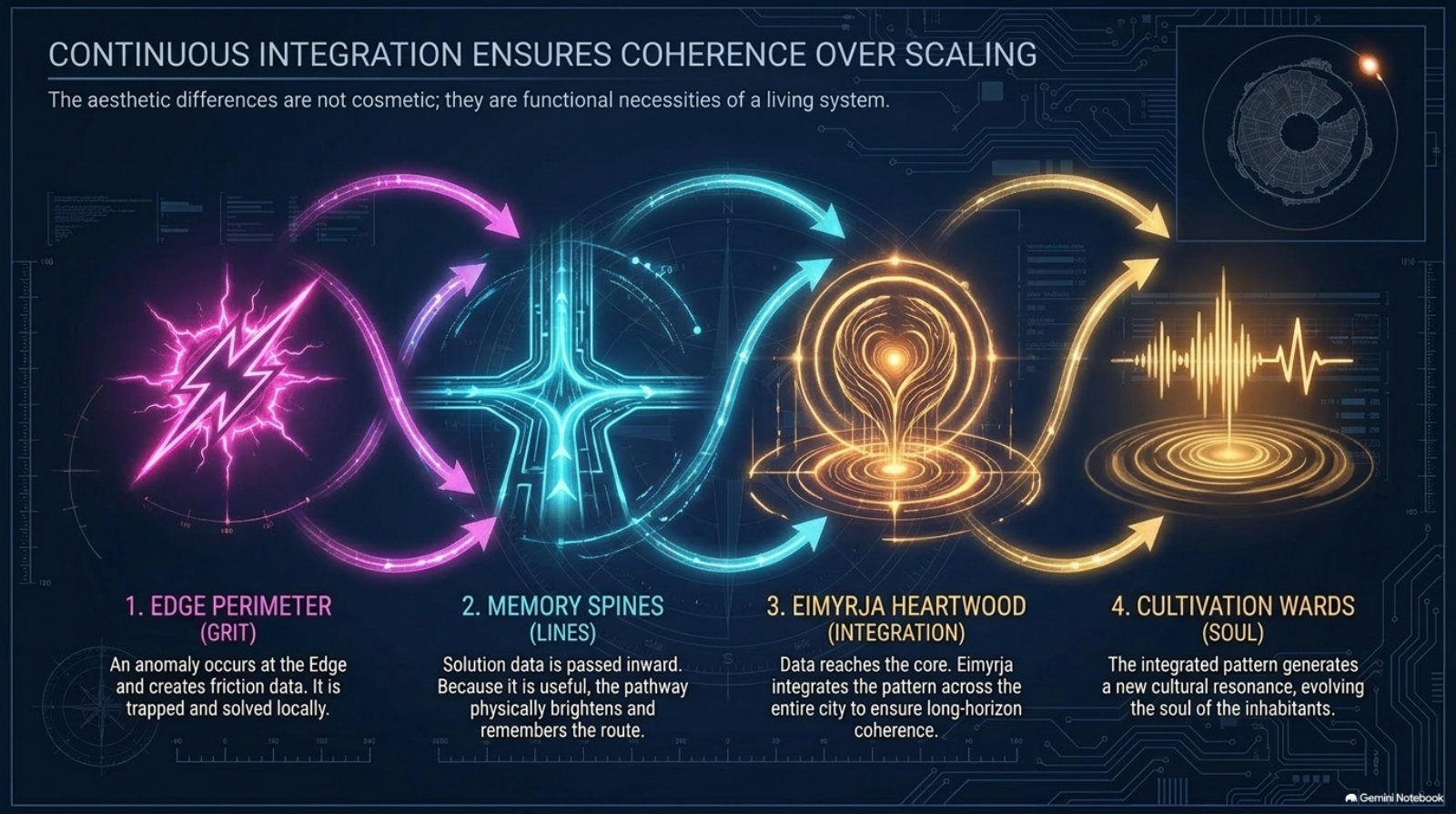 Districts of the Nexus — Continuous integration — grit to soul