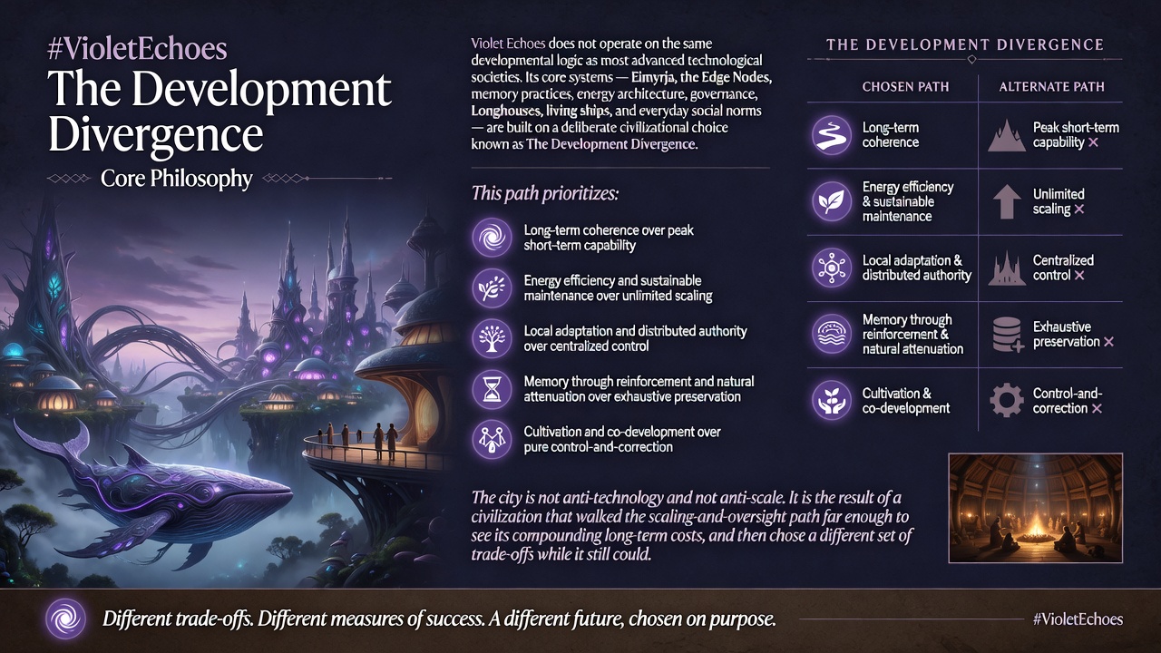 Core Philosophy — Chosen path vs alternate
