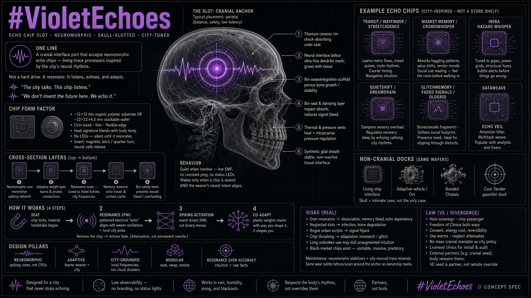 Echo Chip Slot — Parietal anatomy