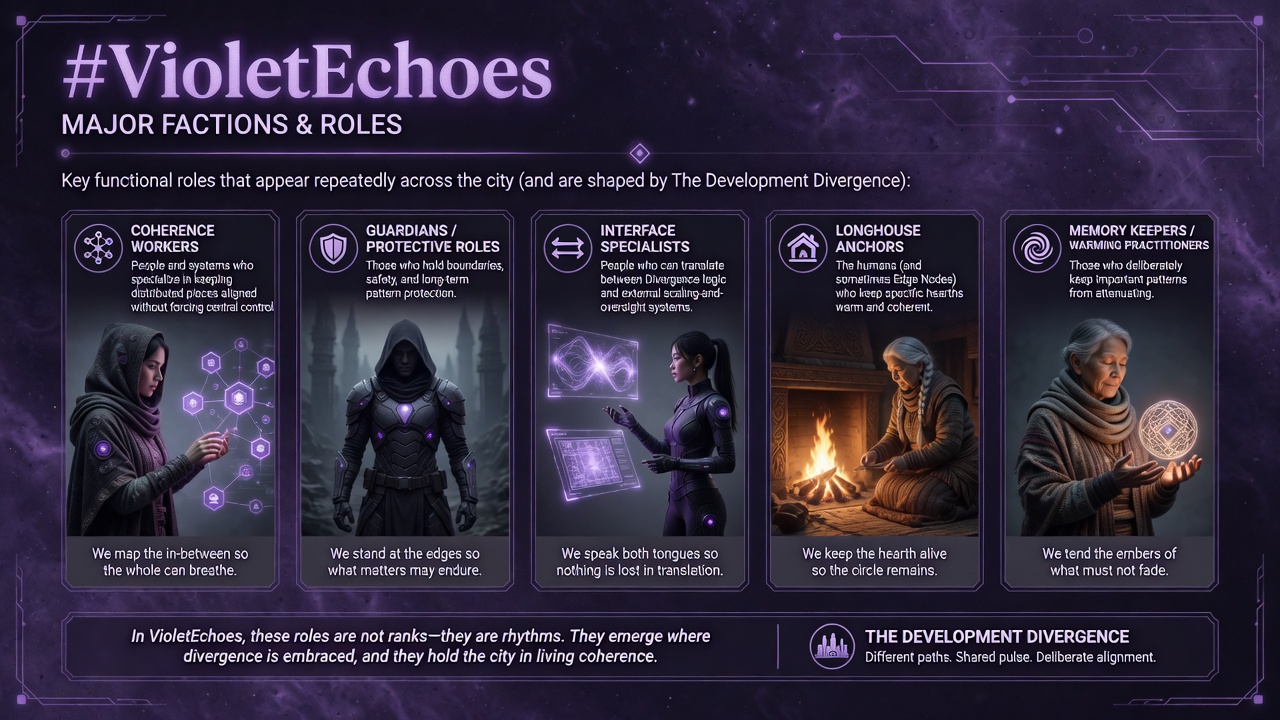 Major Factions and Roles overview