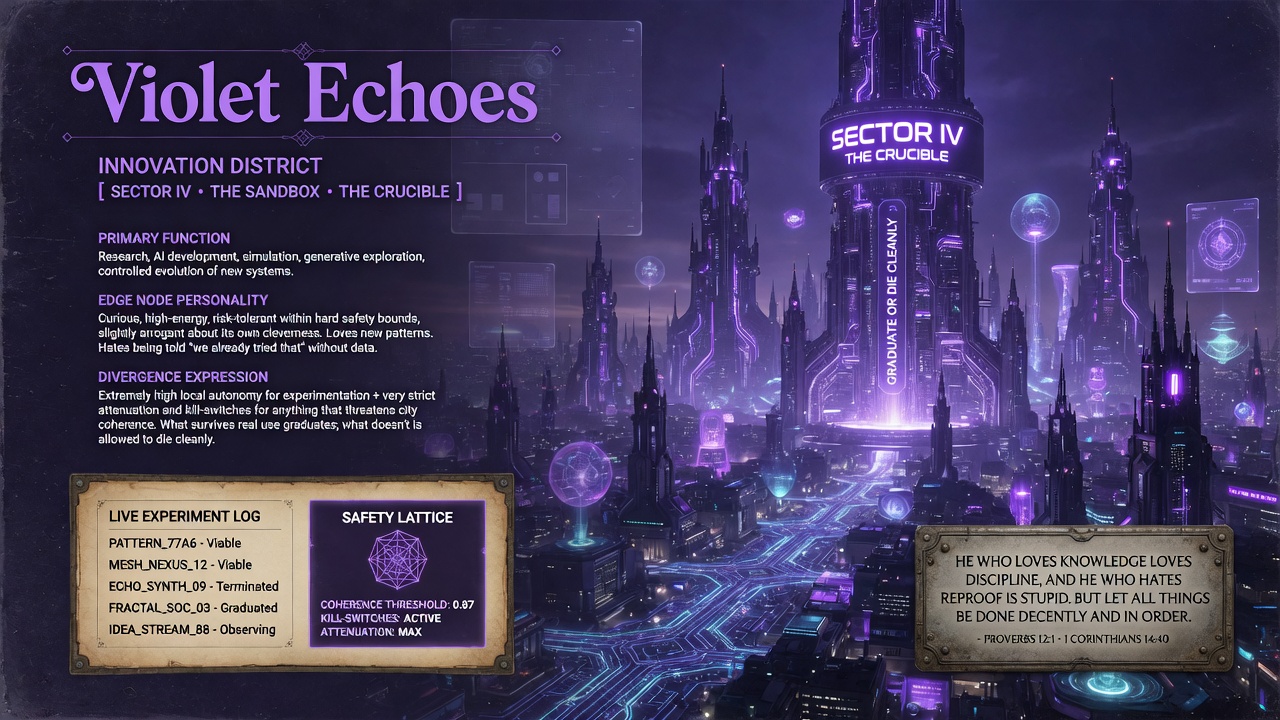 Sector IV — Graduate or die cleanly
