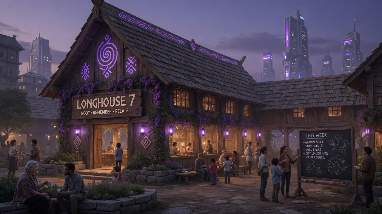 Longhouse 7 — Root · Remember · Relate
