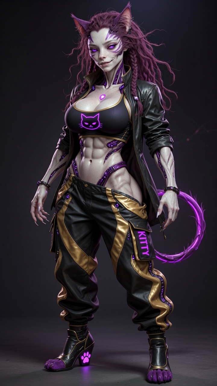 Portrait of Chaos Kitty