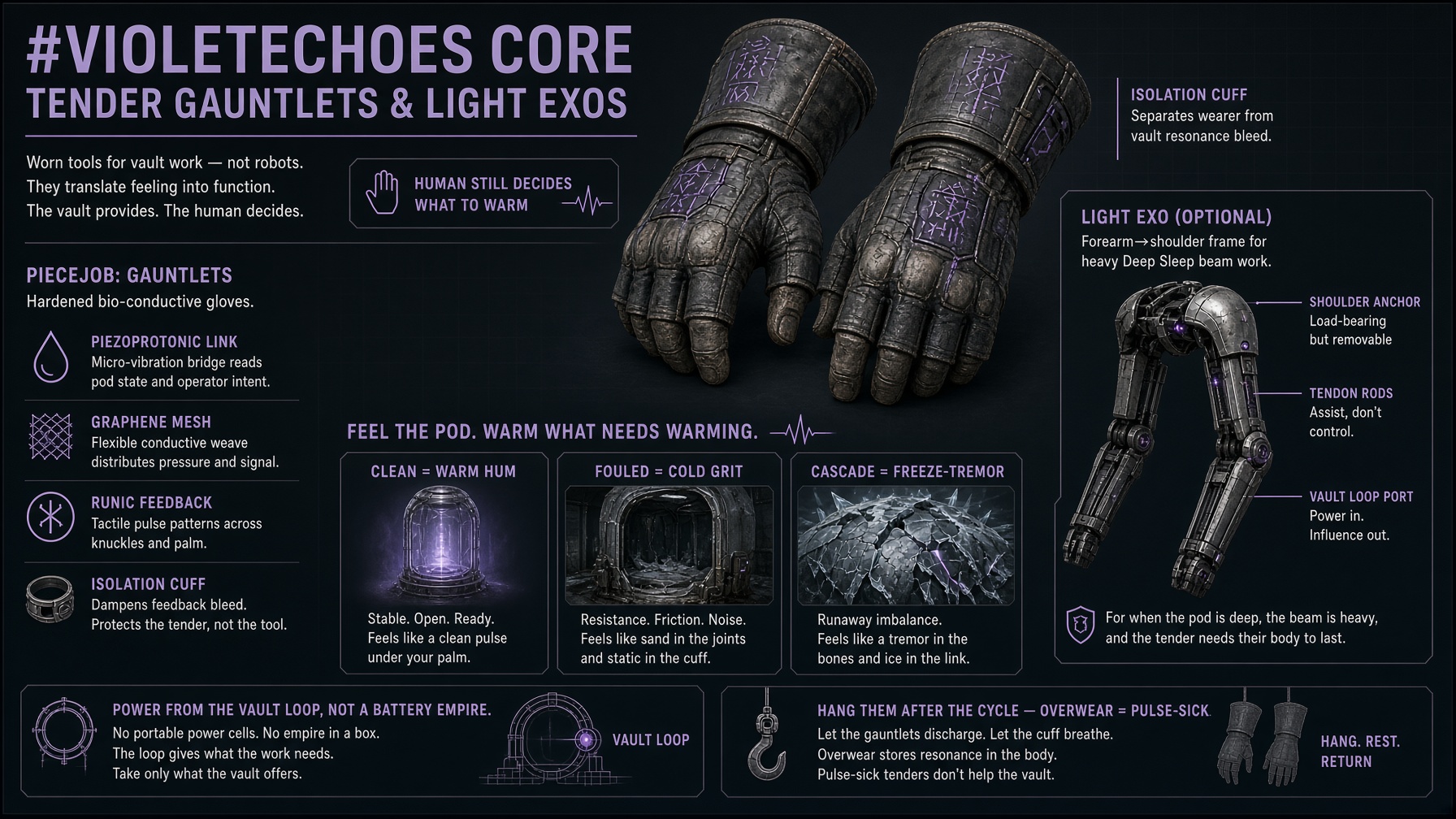 Tender Gauntlets — Feel the pod
